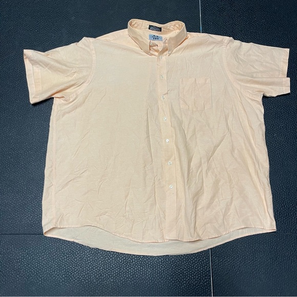 Cream Casual Button Down Shirt with Relaxed Fit - Picture 1 of 7